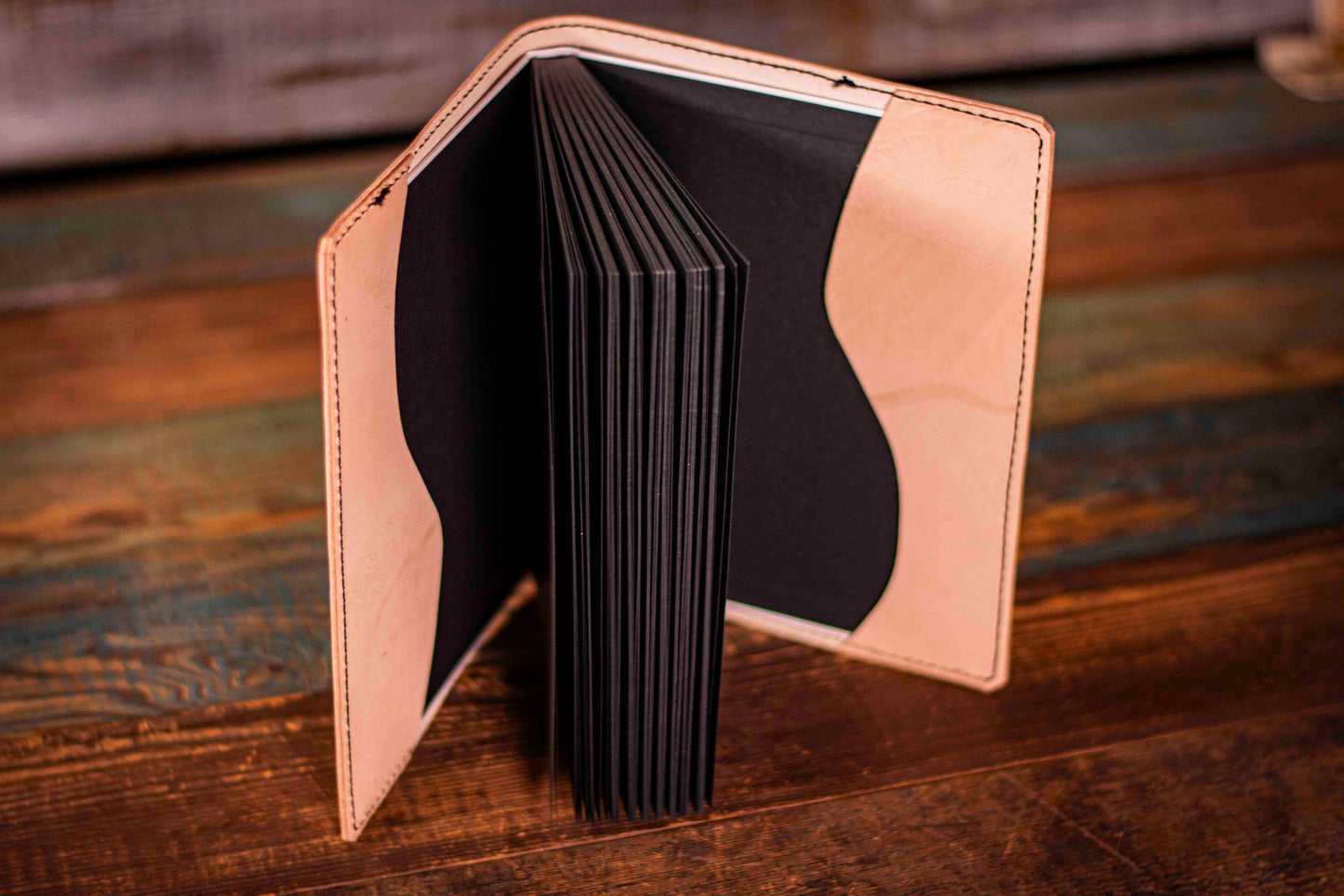 Customizable Handcrafted Leather Journal - Refillable Sketchbook with Your Unique Design