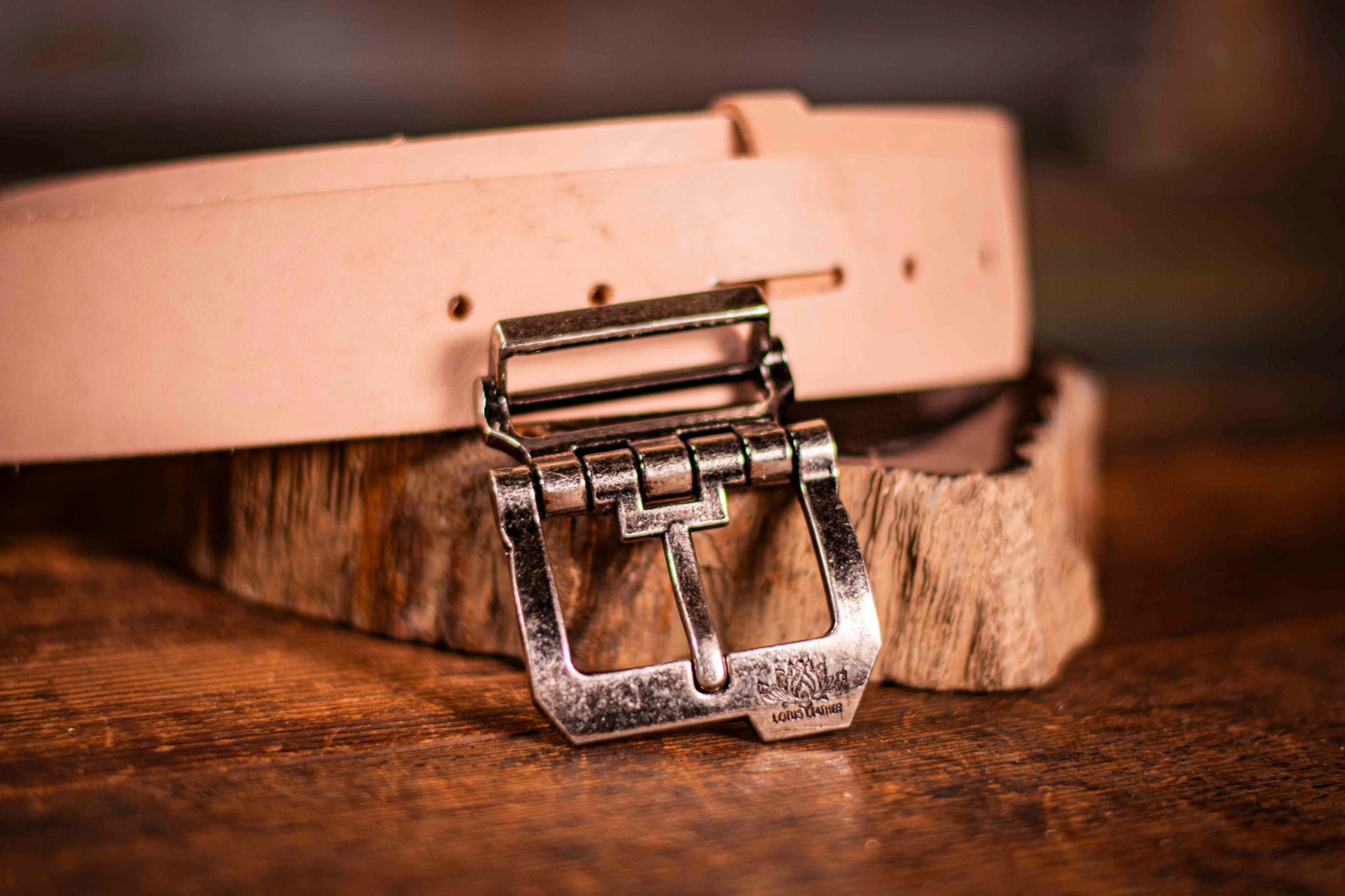 Customizable Leather Belt - Tooled, Hand-Carved, Painted Design with Personalized Options