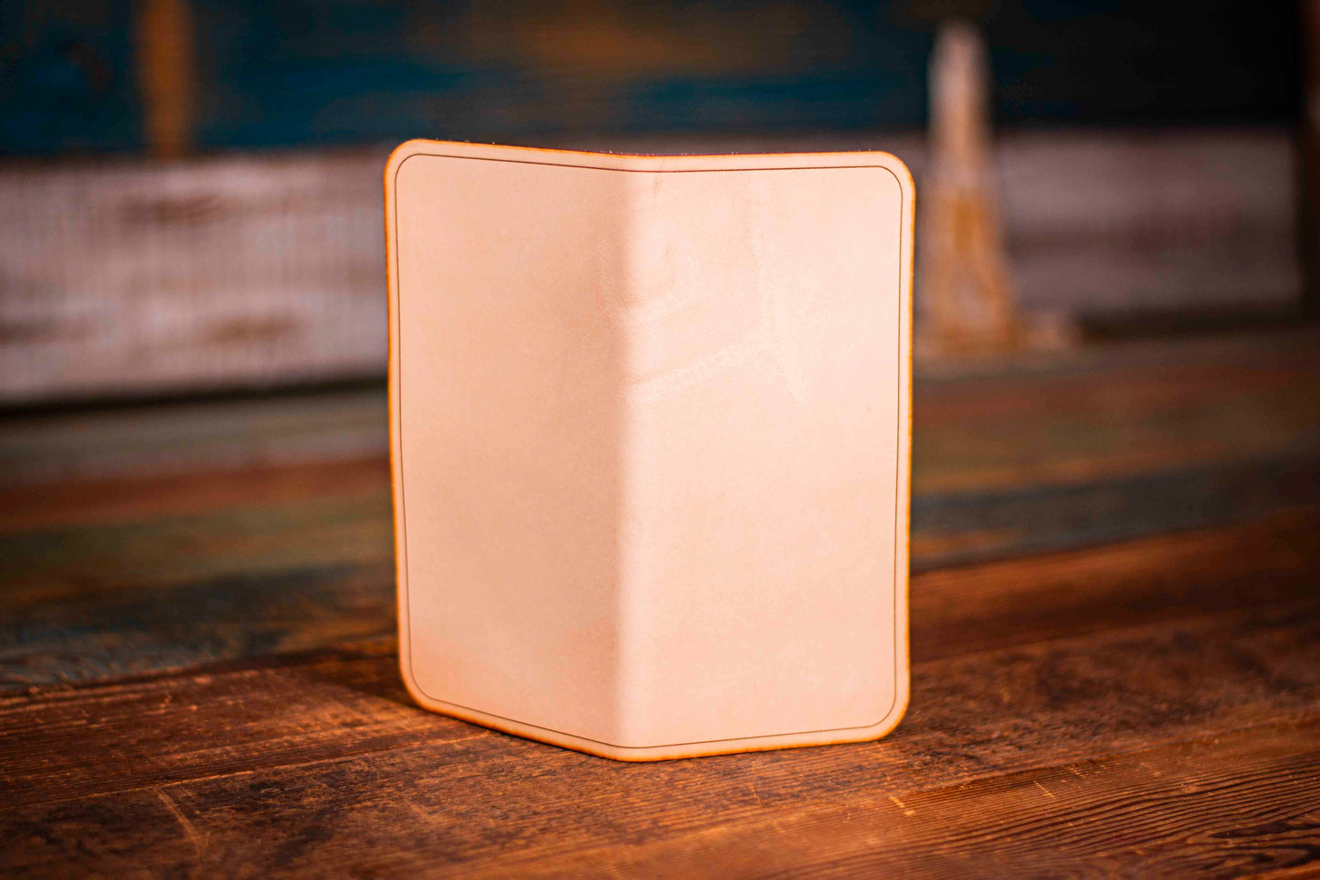 Customizable Leather Long Wallet - Handcrafted Design with Personalized Options and Gemstone Inlay